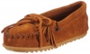 Minnetonka Child Kilty Suede Loafer (Toddler/Little Kid/Big Kid),Brown,2 M US Little Kid