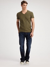 A new look for an old layering favorite in slightly sheer, slubbed cotton. Machine wash Imported A new look for an old layering favorite in slightly sheer, slubbed cotton. Machine wash Imported