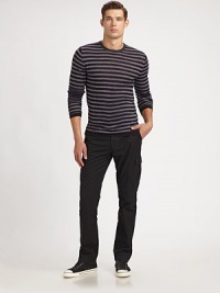 EXCLUSIVELY OURS. A casually cool weekend look in our very own jersey knit, rich with the softness and comfort of merino wool. Crewneck46% acrylic/44% merino wool/7% silk/3% otherMachine washImported EXCLUSIVELY OURS. A casually cool weekend look in our very own jersey knit, rich with the softness and comfort of merino wool. Crewneck46% acrylic/44% merino wool/7% silk/3% otherMachine washImported