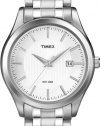 Timex Men's T2N800 Elevated Classics Dress White Dial Two-Tone Bracelet Watch