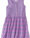 Splendid Littles Girls 2-6X Chambray Stripe Dress, Macaroon, 2T