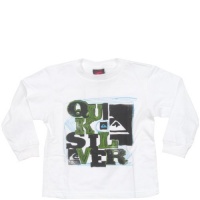 Quiksilver Kids Antenna Tee Shirt for Boys (2T-7) White, 2T Quiksilver Kids Antenna Tee Shirt for Boys (2T-7) White, 2T
