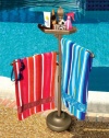 Bronze Outdoor Towel Holder Pool and Spa Valet