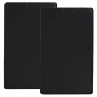 Reston Lloyd Rectangular Stove Burner Covers, Set of 2, Black