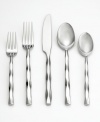 Featuring a uniquely modern, textured design in ultra-durable stainless steel, Yamazaki's Cable flatware accents your table's place settings in smart style.