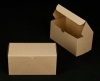 Dress My Cupcake Double Standard Brown Cupcake Box and Holder (Without Window), Set of 100 - Holder, Box, Carrier, Display