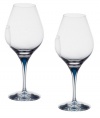 Orrefors Intermezzo Blue Aroma Glasses, Set of 2