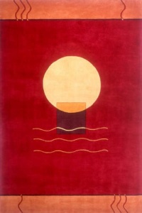 Momeni New Wave NEWWANW-70RED2030 Red Rug Momeni New Wave NEWWANW-70RED2030 Red Rug