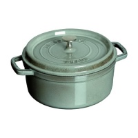 Staub Mini .25 Quart Round Cocotte, Graphite Grey Staub Mini .25 Quart Round Cocotte, Graphite Grey