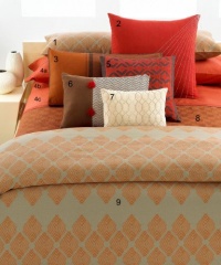 Calvin Klein Studio Collection Atlas Rust KING Pillow Sham Calvin Klein Studio Collection Atlas Rust KING Pillow Sham