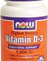 NOW Foods Vitamin D3 5000 Iu, 120-Softgels