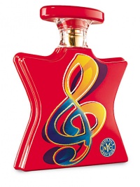 A fragrance inspired by the West Sides's long monopoly on music. Home to Carnegie Hall, the Copacobana, Lincoln Center, Studio 54, Broadway musicals as well as rock and disco music. It finds the scent equivalent for the sounds of music in its full-bodied, mellow composition, its undulating rhythms, its harmonies, its pitch - and yes, its notes. Fragrance, like music, is open to interpretation. Everyone who sniffs it will hear - and smell - a different melody of their own. A fragrance inspired by the West Sides's long monopoly on music. Home to Carnegie Hall, the Copacobana, Lincoln Center, Studio 54, Broadway musicals as well as rock and disco music. It finds the scent equivalent for the sounds of music in its full-bodied, mellow composition, its undulating rhythms, its harmonies, its pitch - and yes, its notes. Fragrance, like music, is open to interpretation. Everyone who sniffs it will hear - and smell - a different melody of their own.
