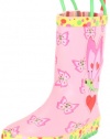 Melissa & Doug Kid's Sunny Patch Bella Butterfly Rain Boot (Toddler/Little Kid),Pink,10-11 M US Little Kid