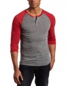 Alternative Men's 3/4 Sleeve Henley Shirt