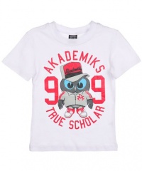 Akademiks True Scholar T-Shirt (Sizes 4 - 7) - white, 6