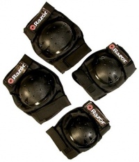 Razor Skateboard Youth Pad Set (Black) Razor Skateboard Youth Pad Set (Black)