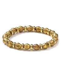 Supremely stackable and totally chic. It has to be Vanessa Mooney's bracelet collection, coolly crafted with a mix of brass and gold-plated beads. Supremely stackable and totally chic. It has to be Vanessa Mooney's bracelet collection, coolly crafted with a mix of brass and gold-plated beads.