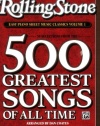 Rolling Stone Magazine Sheet Music Classics, Volume 1: 39 Selections from the 500 Greatest Songs of All Time (Easy Piano)