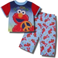 Sesame Street - Elmo Holding the Peace 2 piece Pajamas for Toddlers - 3T Sesame Street - Elmo Holding the Peace 2 piece Pajamas for Toddlers - 3T