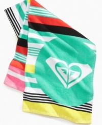 Claim your territory. They'll always be able to find their spot with this colorful towel from Roxy. Claim your territory. They'll always be able to find their spot with this colorful towel from Roxy.