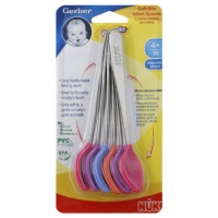 Gerber Graduates BPA Free 6 Pack Soft Bite Infant Spoon, Colors May Vary Gerber Graduates BPA Free 6 Pack Soft Bite Infant Spoon, Colors May Vary
