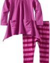 Little Ella Baby-Girls Infant Waldo Tunic Set, Plum, 18-24