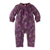 Tea Collection Baby-Girls Infant Juniper Romper, Cosmic Berry, Small Tea Collection Baby-Girls Infant Juniper Romper, Cosmic Berry, Small