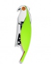 A di Alessi Parrot Sommelier-Style Corkscrew, Green