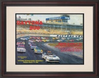 NASCAR Framed 8.5 x 11 Daytona 500 Program Print Race Year: 23rd Annual - 1981 NASCAR Framed 8.5 x 11 Daytona 500 Program Print Race Year: 23rd Annual - 1981