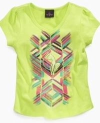 Her casual style will start taking shape with this unique graphic-design t-shirt from Baby Phat. (Clearance) Her casual style will start taking shape with this unique graphic-design t-shirt from Baby Phat. (Clearance)