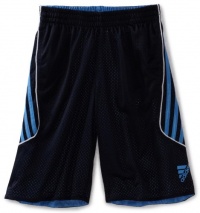 adidas Boys 8-20 Youth Reversible Short, Dark Navy/Super Blue/White, Large adidas Boys 8-20 Youth Reversible Short, Dark Navy/Super Blue/White, Large