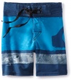 Quiksilver Boys 2-7 Cypher Kelly Nomad Boardshort, Vintage Blue, 2T