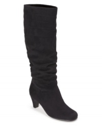 Perfectly polished with a laid-back undertone. The sleek Running Play boots by Aerosoles offer supreme comfort wrapped up in a cool, slouchy package - perfect with a pair of skinny leg jeans. Perfectly polished with a laid-back undertone. The sleek Running Play boots by Aerosoles offer supreme comfort wrapped up in a cool, slouchy package - perfect with a pair of skinny leg jeans.