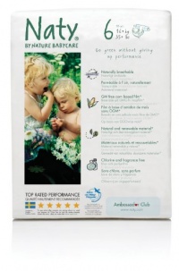 Nature Baby Care Eco-diapers Size 6, 18 Count (pack of 3) = 54 total diapers Nature Baby Care Eco-diapers Size 6, 18 Count (pack of 3) = 54 total diapers