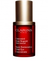 It's time to envision younger-looking skin. This advanced cream was formulated for all skin types to target puffiness, dark circles and crow's feet around the eyes. Clarins sheds new light on age-defying eye care with a treatment powered by Pueraria Lobata: the forever young plant proven to target aging where you see it first, giving eyes a luminous lift in just three weeks. .53 oz.