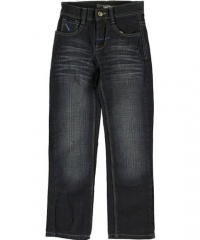 Akademiks Almaden Straight Fit Jeans (Sizes 8 - 20) - blue/black, 8 Akademiks Almaden Straight Fit Jeans (Sizes 8 - 20) - blue/black, 8
