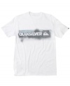 This classic Quicksilver logo tee looks great on the sand or city streets.
