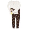 Carter's Infant 2 Piece Cotton PJ Set - Fancy Monkey-18 Months