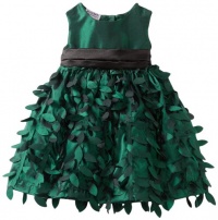 Blueberi Boulevard Baby Girls Infant Leaf Dress, Green, 12 Months Blueberi Boulevard Baby Girls Infant Leaf Dress, Green, 12 Months
