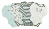 Calvin Klein Baby-Boys 4 Pack Long Sleeve Bodysuit