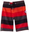 Volcom Boys 8-20 Maguro Stripe Youth Boardshort