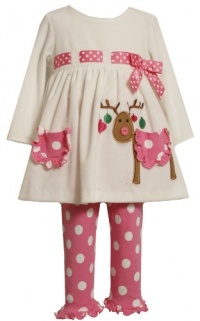 Bonnie Baby-girls Infant Reindeer Legging Set Bonnie Baby-girls Infant Reindeer Legging Set
