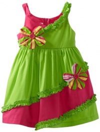 Bonnie Jean Girls 2-6X Bias Pieced Sundress, Green, 3T Bonnie Jean Girls 2-6X Bias Pieced Sundress, Green, 3T