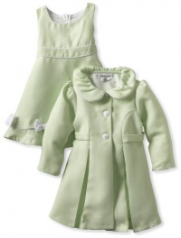 Bonnie Jean Girls 2-6X Coat Set, Green, 4T Bonnie Jean Girls 2-6X Coat Set, Green, 4T