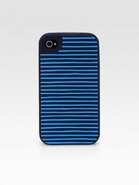 Sporty stripes add excitement to this sturdy phone cover.Rubber5W x 5H x 1DImported