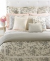 RALPH LAUREN Grey SAINT HONORE Toile FULL/QUEEN COMFORTER + SHAMS SET Bundle