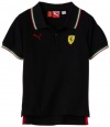 Puma - Kids Boys 2-7 Little Ferrari Polo, Black, 7