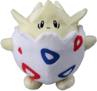 Takaratomy Pokemon Best Wishes Plush Doll N-35-Togepi Takaratomy Pokemon Best Wishes Plush Doll N-35-Togepi