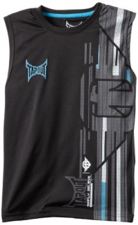 Tapout Boys 8-20 Matrix Short Sleeve Wick Muscle T-Shirt, Black, Large 14/16 Tapout Boys 8-20 Matrix Short Sleeve Wick Muscle T-Shirt, Black, Large 14/16