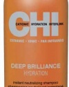 CHI Deep Brilliance Hydration Moisture Binding Shampoo, 32 oz / liter